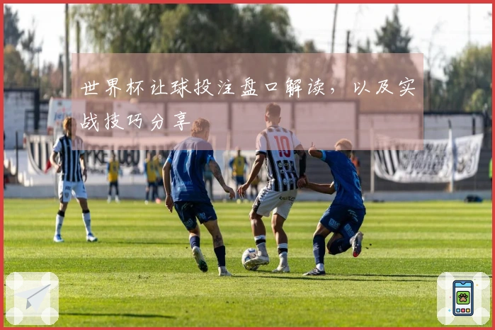 世界杯让球投注盘口解读，以及实战技巧分享